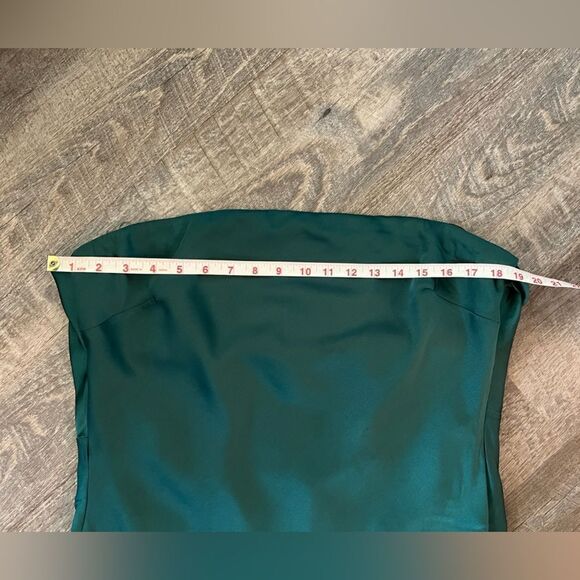 Sugarlips Plus Open Back Satin Maxi Dress- Size 1X - Picture 8 of 10